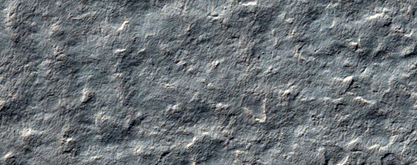 140-Meter Crater on South Polar Layered Deposits