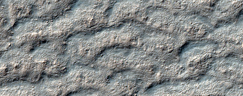 390-Meter Crater on South Polar Layered Deposits