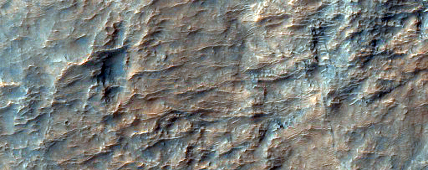 Ancient Outcrop in Hellas Region
