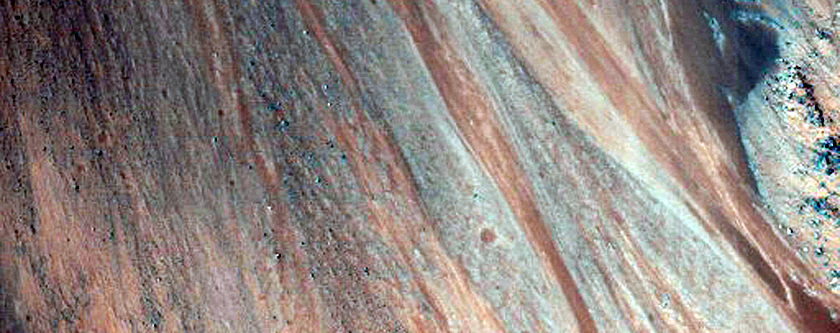 Monitor Slopes in Eos Chasma