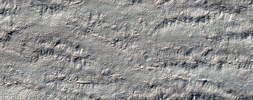 320-Meter Diameter Crater on South Polar Layered Deposits