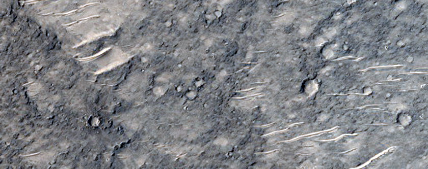 Sinuous Ridges and Cratered Mesas