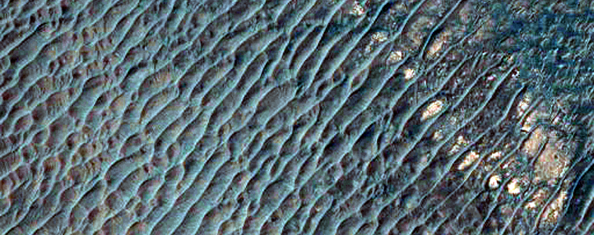 Light-Toned Hydrated Materials along Northern Melas Chasma Wallrock