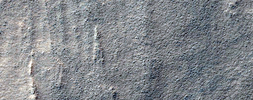 Large Viscous Flow Features in Argyre Region
