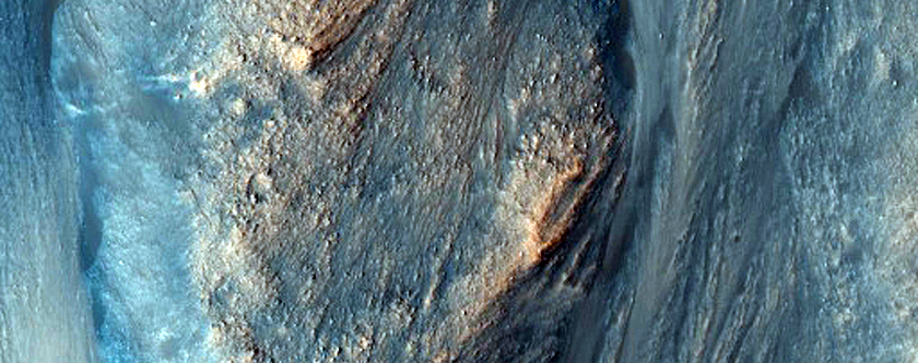 Steep Slopes of Hebes Chasma