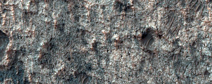 Light and Dark Toned Inter and Intra Crater Terrain in Terra Sabaea
