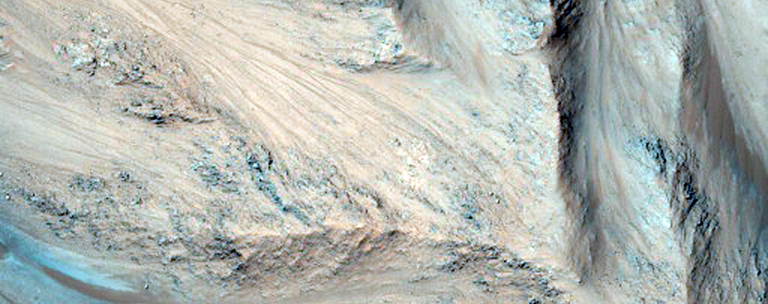 Monitor Slopes in Eos Chasma