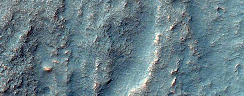 Channel Containing Streamlined Forms Near Anseris Mons