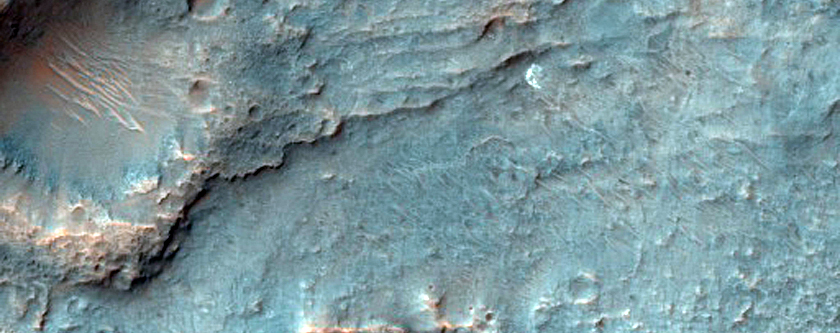 Channels in Savich Crater