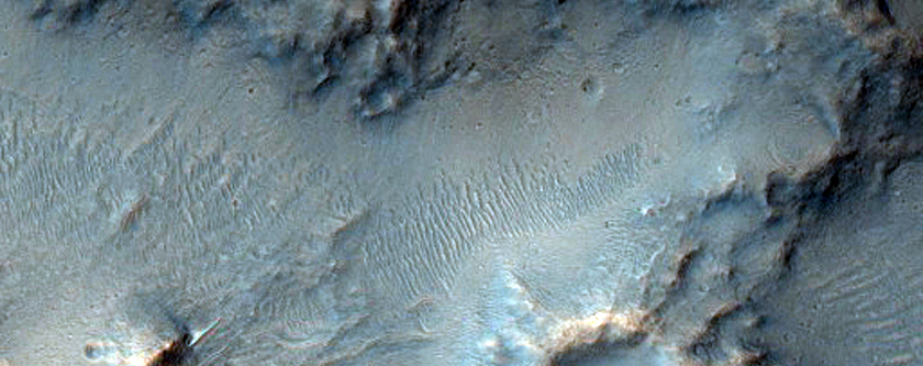 Crater with Steep Slopes