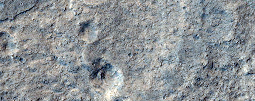 Hypanis Valles and Sabrina Vallis Basin Contact