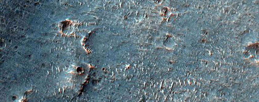 East Coprates Chasma Plateau Surfaces