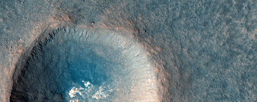 Fresh Impact with Many Secondary Craters in Acidalia Planitia