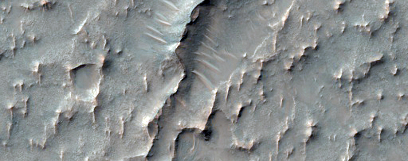 Eroded Terrain with Clay Minerals