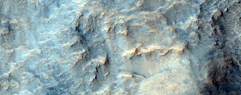 Contacts between Isidis Planitia Olivine-Rich Units and Other Units