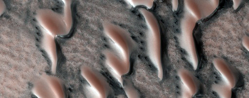 Translucent Ice on Dunes Site