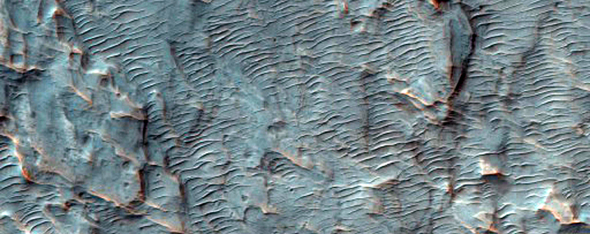 Inverted Channels on Fan in Saheki Crater