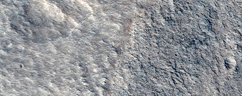 Glacier-Like Feature in Tempe Terra