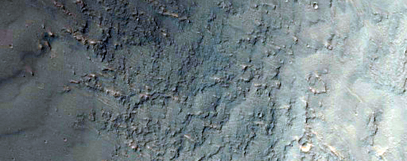 Ridge in Southern Melas Chasma