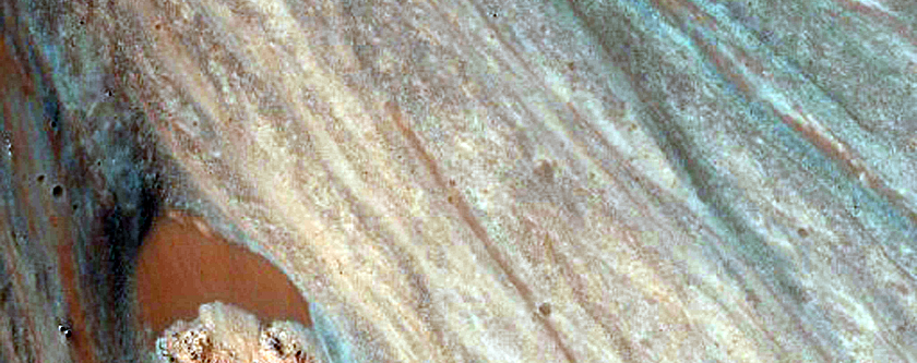 Monitor Slopes in Eos Chasma