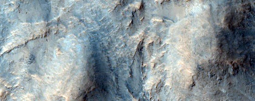 Contacts between Isidis Planitia Olivine-Rich Units and Other Units