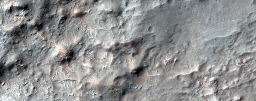 Crater with Phyllosilicates in Central Peak