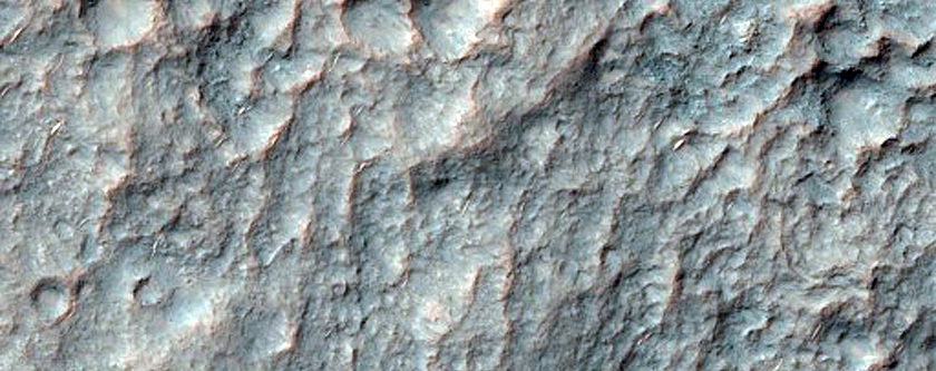 Crater Floor in Terra Sirenum