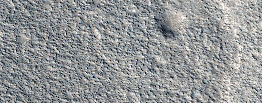 Channels on North Flank of Alba Mons