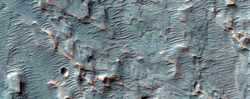 Inverted Channels on Fan in Saheki Crater