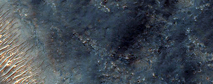 Terrain in Hydrae Chasma