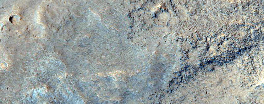 Contact between Highland Valleys and Basin-Filling Material