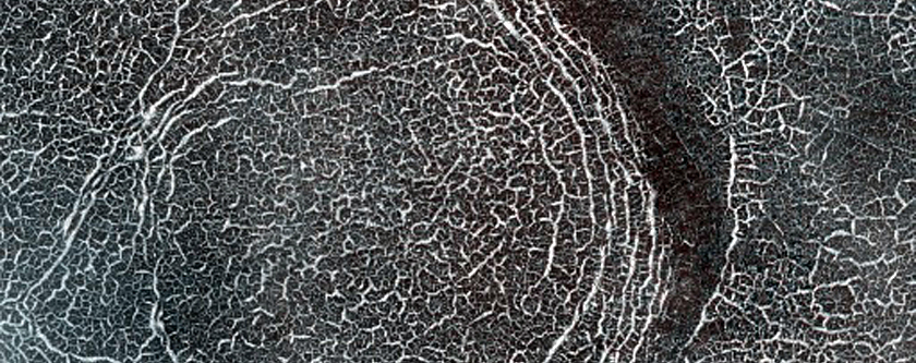 Seasonal Frost Enhancement of Polygon Visibility Near MOC M19-00525