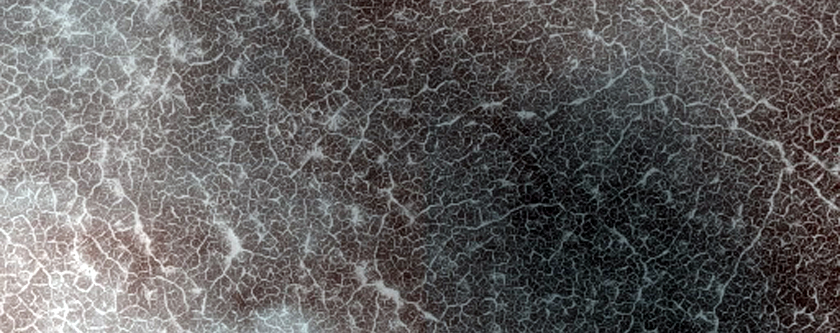 Seasonal Frost Enhancement of Polygon Visibility Near MOC M19-00525