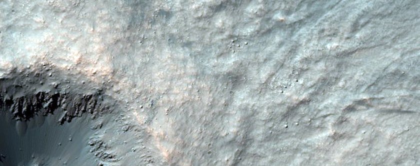 Monitor Slopes of Small Crater