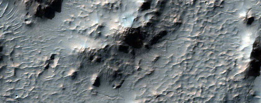 Channels in Hale Crater Ejecta