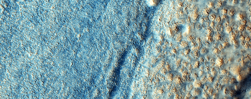 Zir Crater in Chryse Planitia
