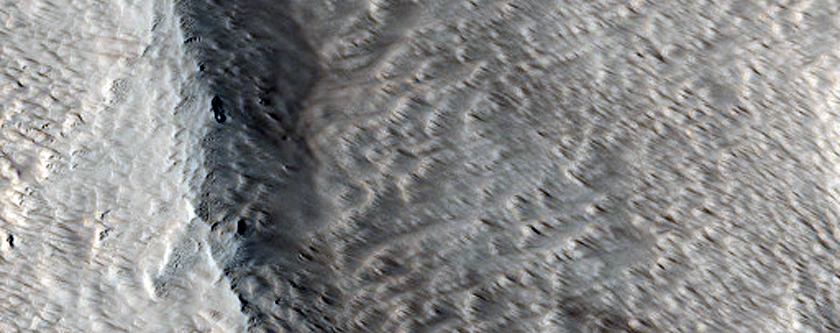 Western Side of Hecates Tholus Caldera
