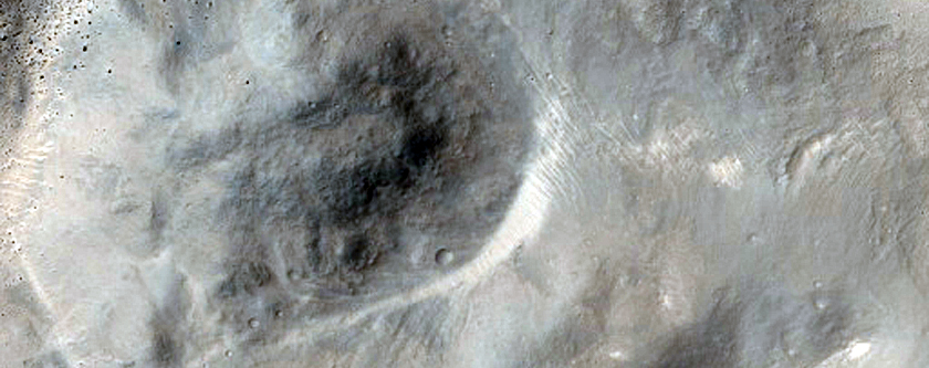 Well-Preserved Impact Crater
