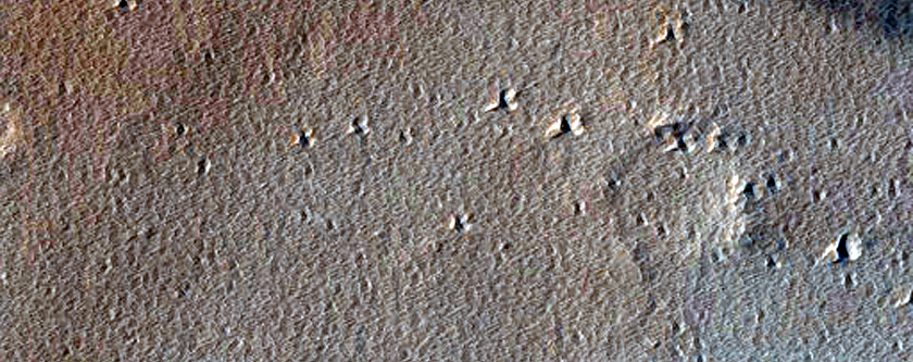 Candidate Recent Impact Site
