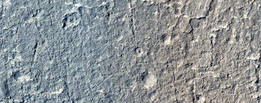 Intra-Butte Terrain in Nepenthes Mensae Region
