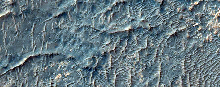 Bedrock Exposures with Dikes and Faults
