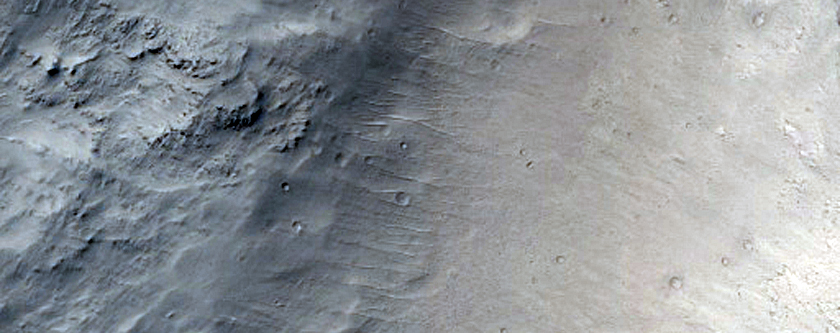 Central Hills in Large Crater
