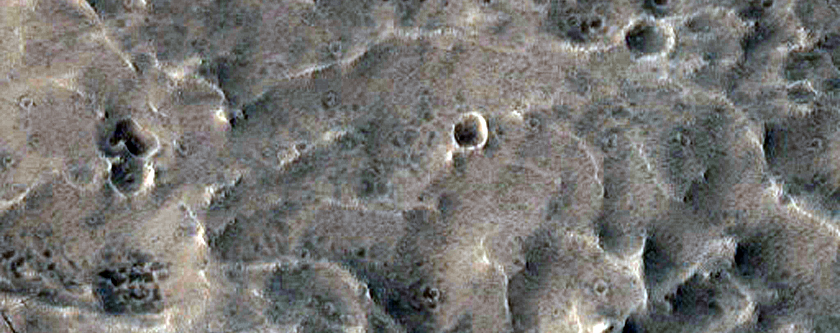 Crater Floor Near Alba Patera
