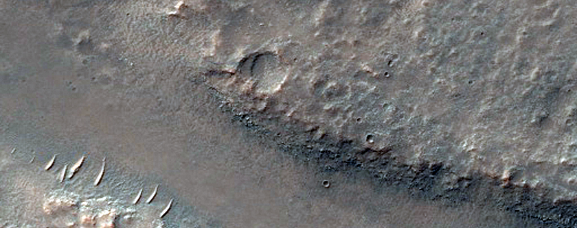 Lava Channel in Solis Lacus
