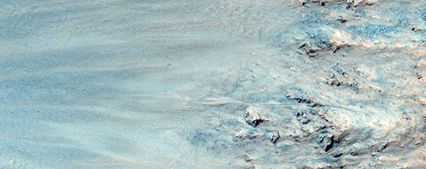 Crater with Steep Slopes

