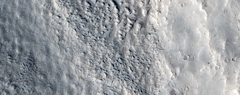 Valleys on North Flank of Alba Patera
