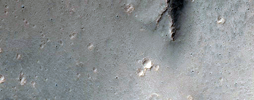 Landslides in Trough South of Ius Chasma
