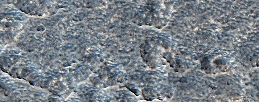 Pits in Lyot Crater
