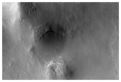 Rinnen im Galle Krater