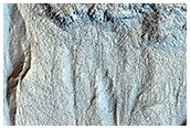Gullies in Liu Hsin Crater